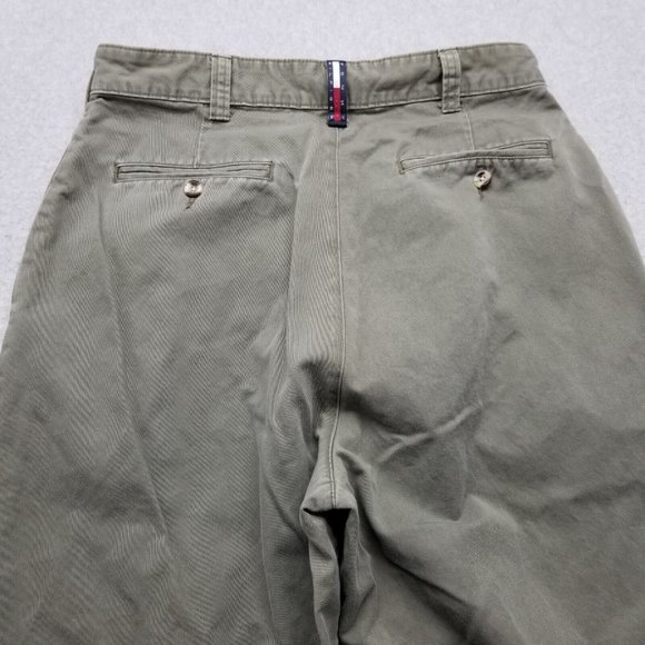 Tommy Hilfiger Pants Mens 32x31 Beige Khakis Pockets Casual Cotton - Picture 11 of 11